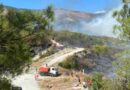 Площадь пожара в Геленджике увеличилась до 118 гектаров
